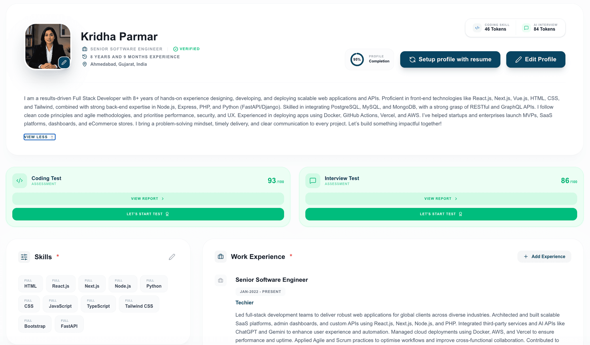 AI Candidate Report
